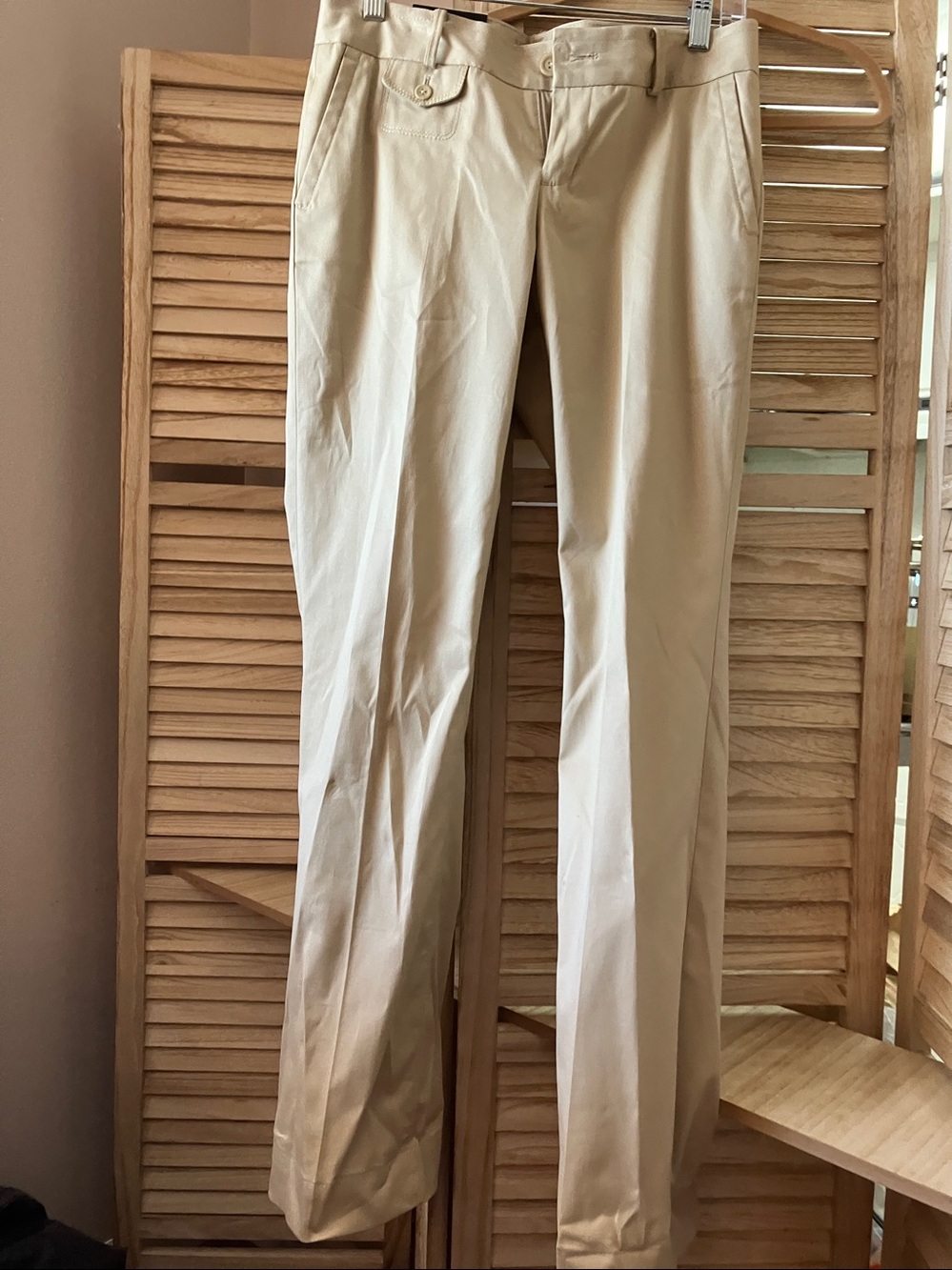 Banana Republic Beige Ryan Fit Slacks 2 NWT